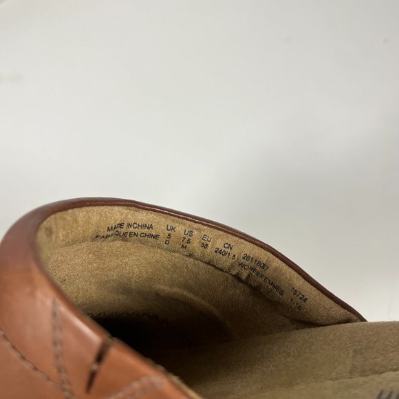 Clarks Collection Soft Cushion Preslet Sheen Clog Mule Size 7.5 - Picture 9 of 9